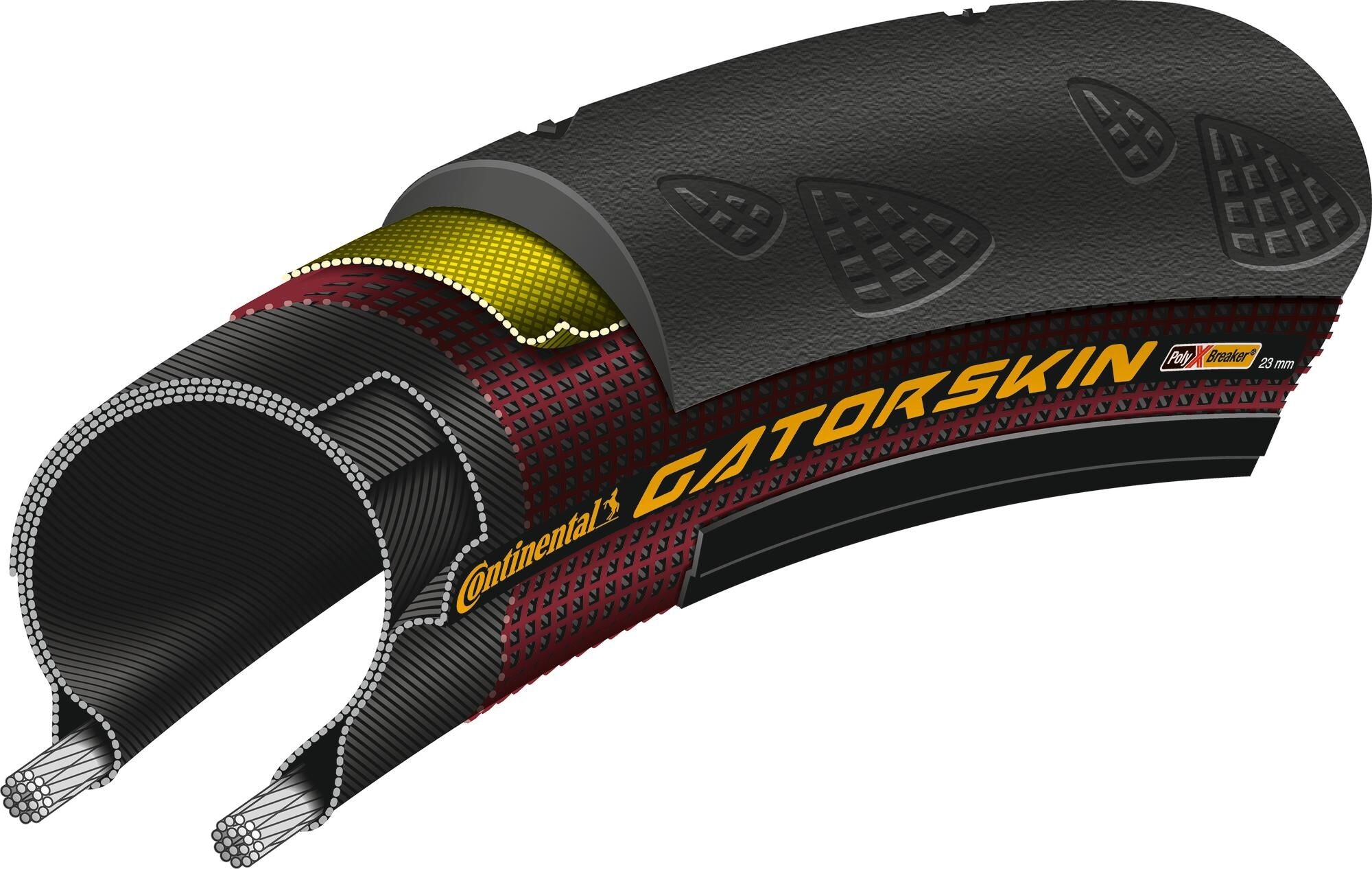 Continental buitenband gatorskin conti tire gatorskin 23-571 b b