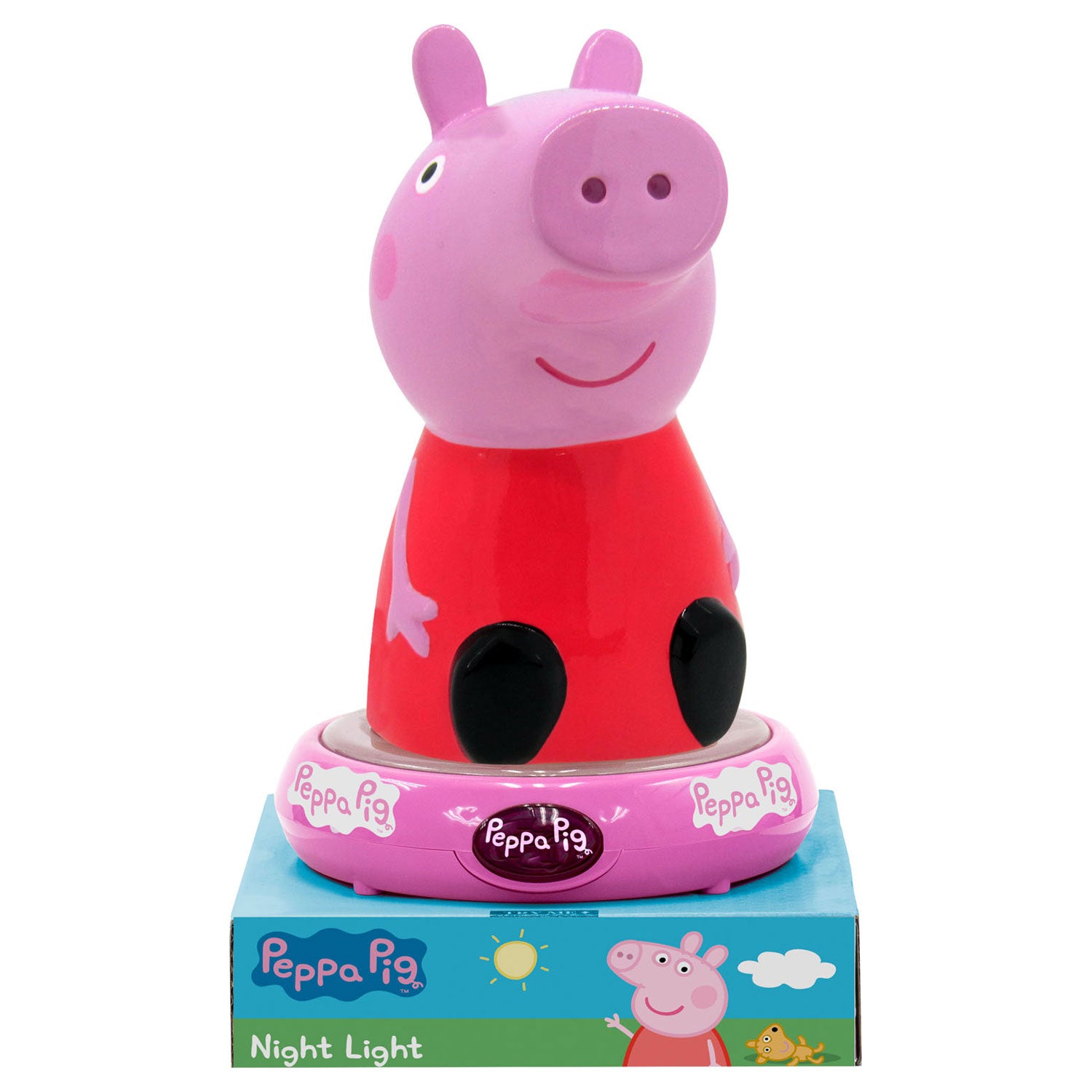 Kinderlicentie peppa pig 3d nachtlamp