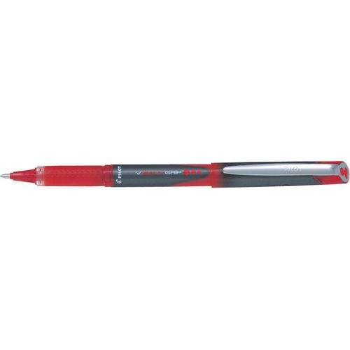 Rollerball pen pilot v-ball grip rood 0,6 mm