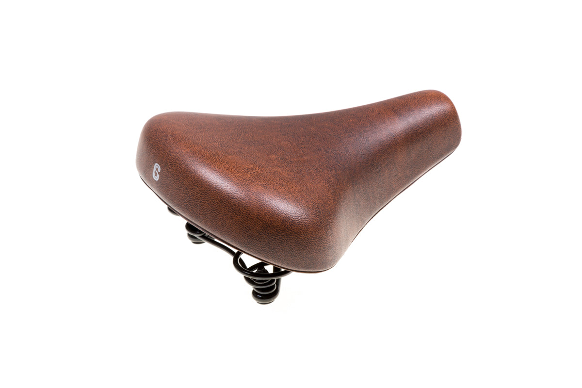 Selle comfort Comfort zadel City Foam bruin. Vacuüm gesealed, inclusief strop (werkplaatsverpakking).