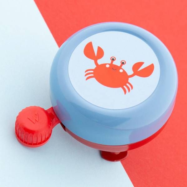 Qibbel widek bel explorer clappy krab rood blauw