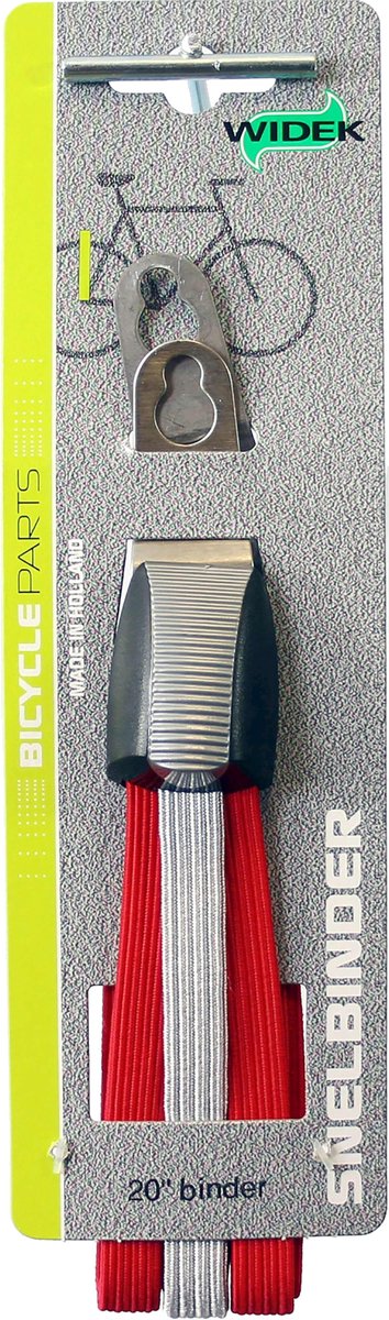 Widek triobinder 20 zilver rood