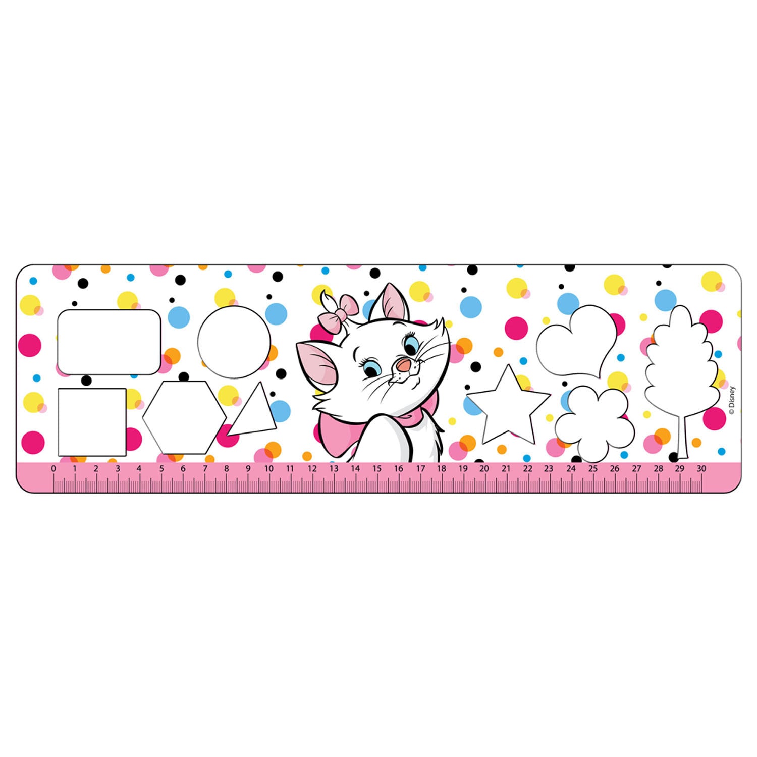 Marie Cat Kleurplaat met stencil en stickervel