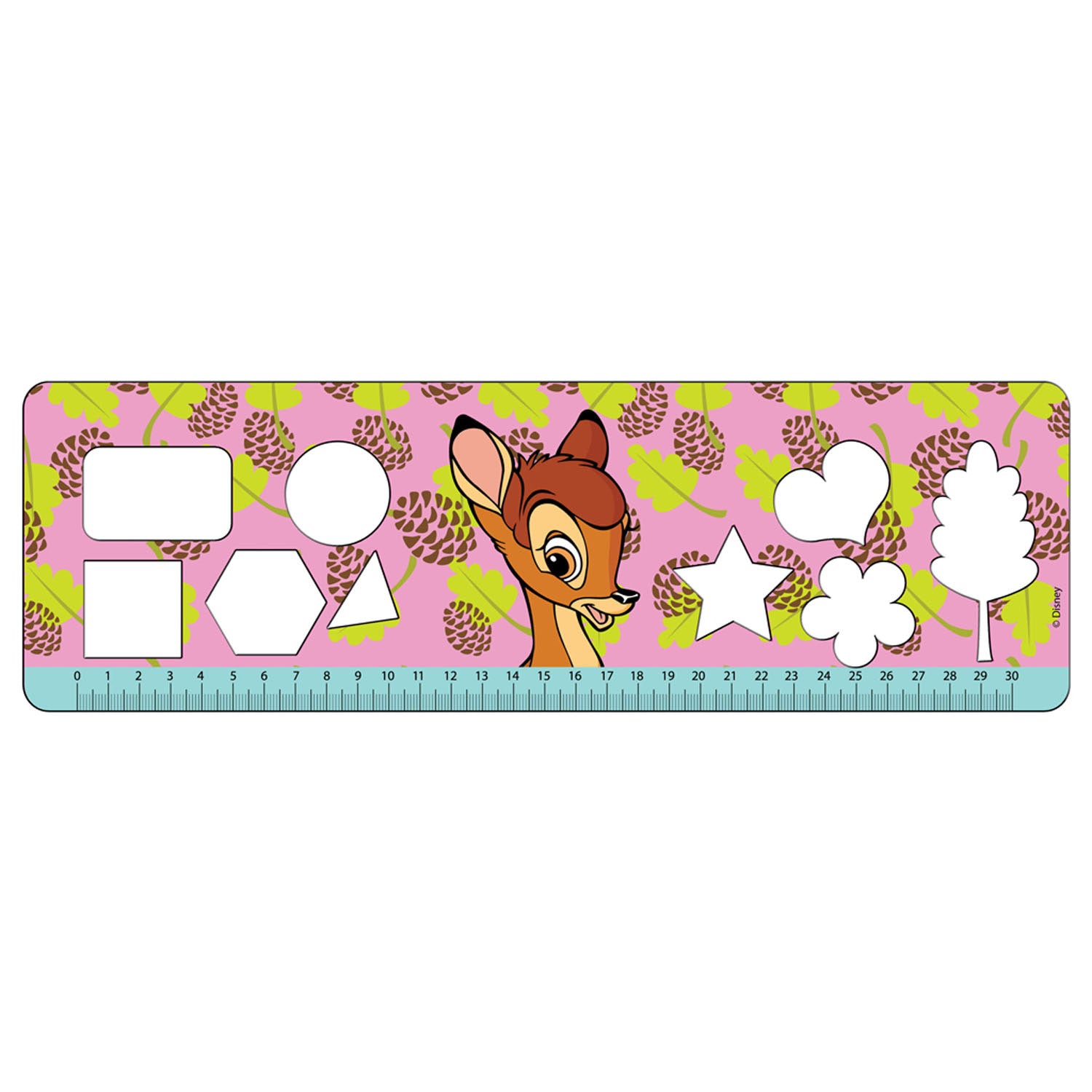 Bambi Kleurplaat met Sjabloon en Stickervel