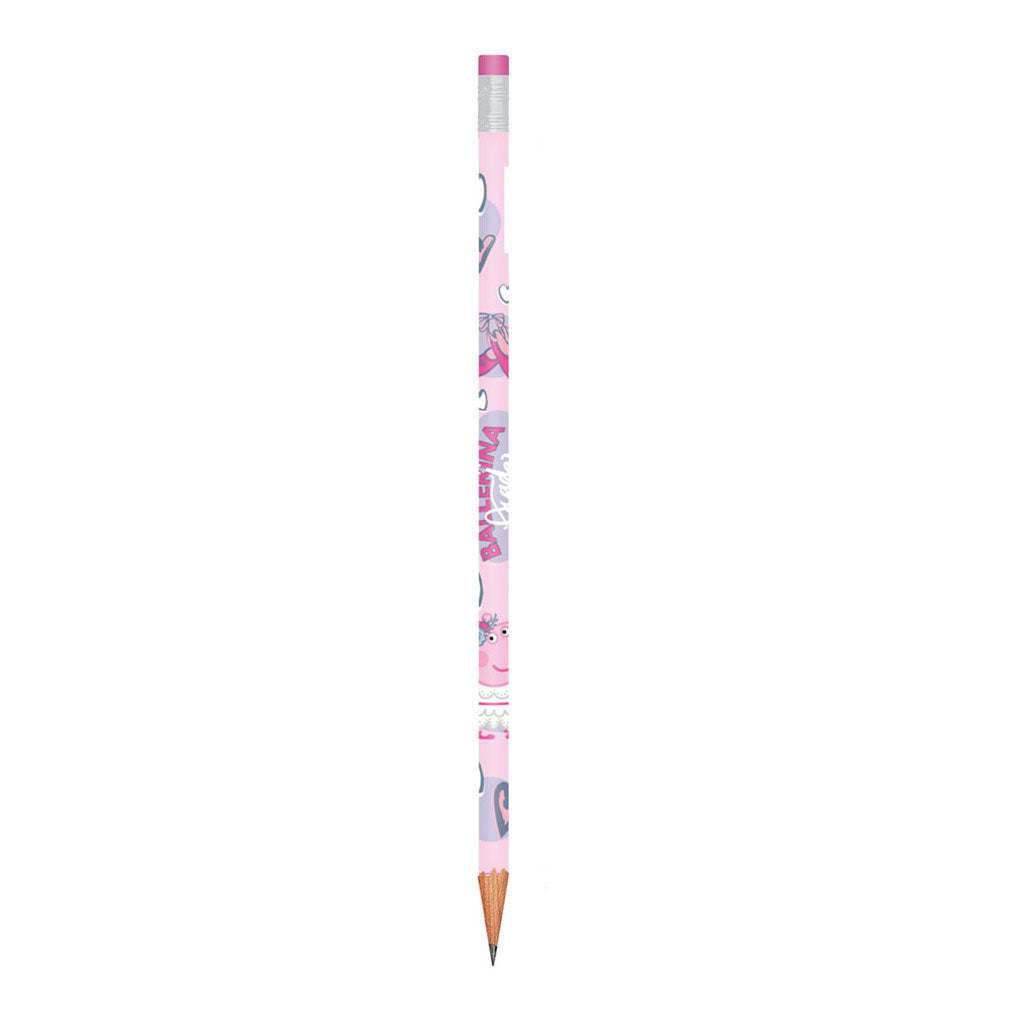 Peppa Pig Potloden met Gum, 6e.