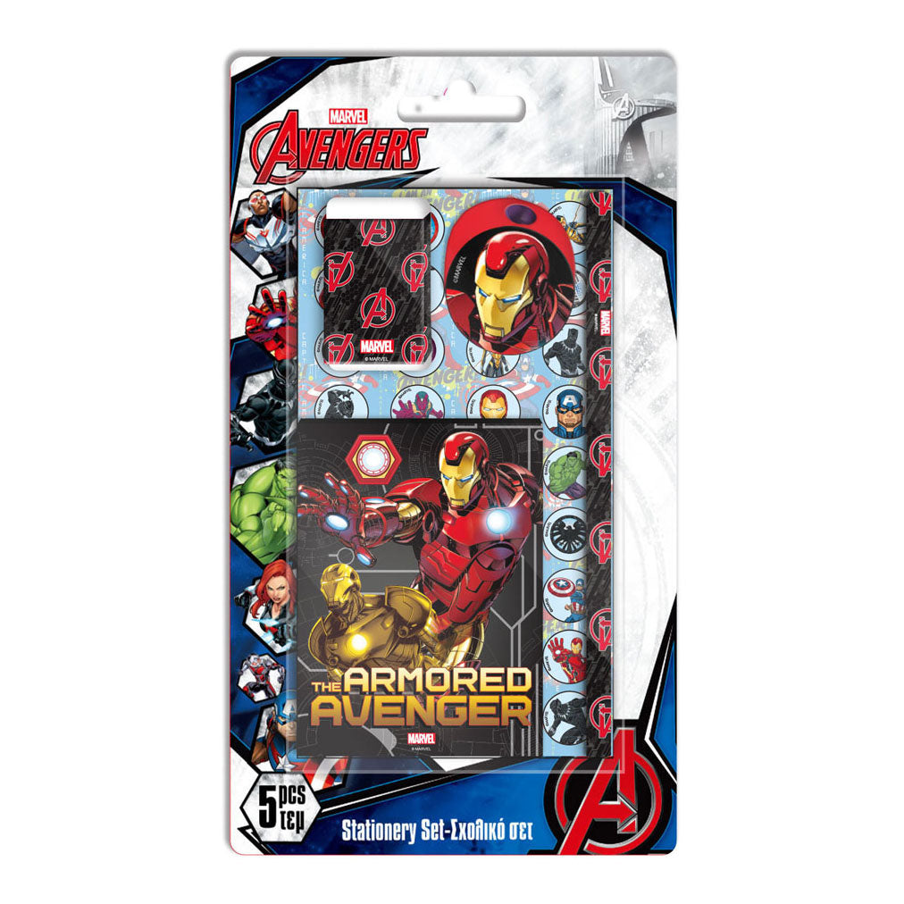 Schrijfset Avengers, 5dlg.