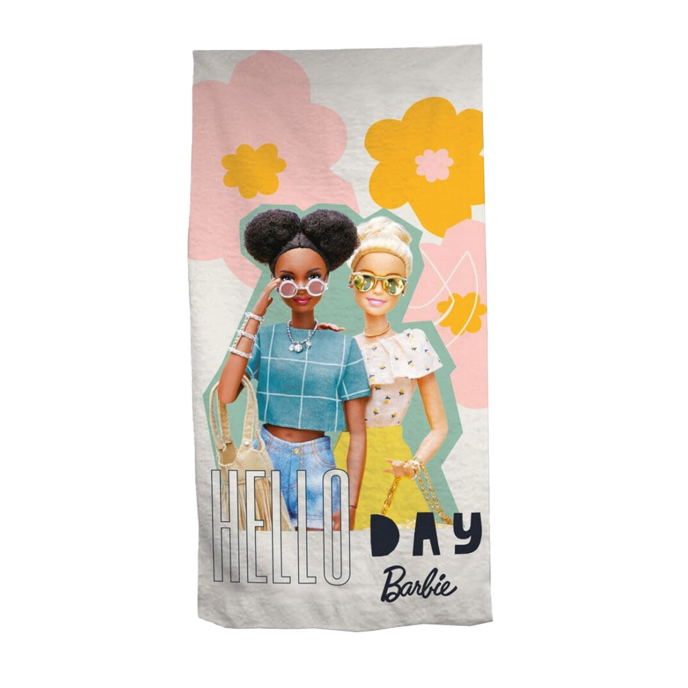 Barbie strandlaken strand, 70x140cm