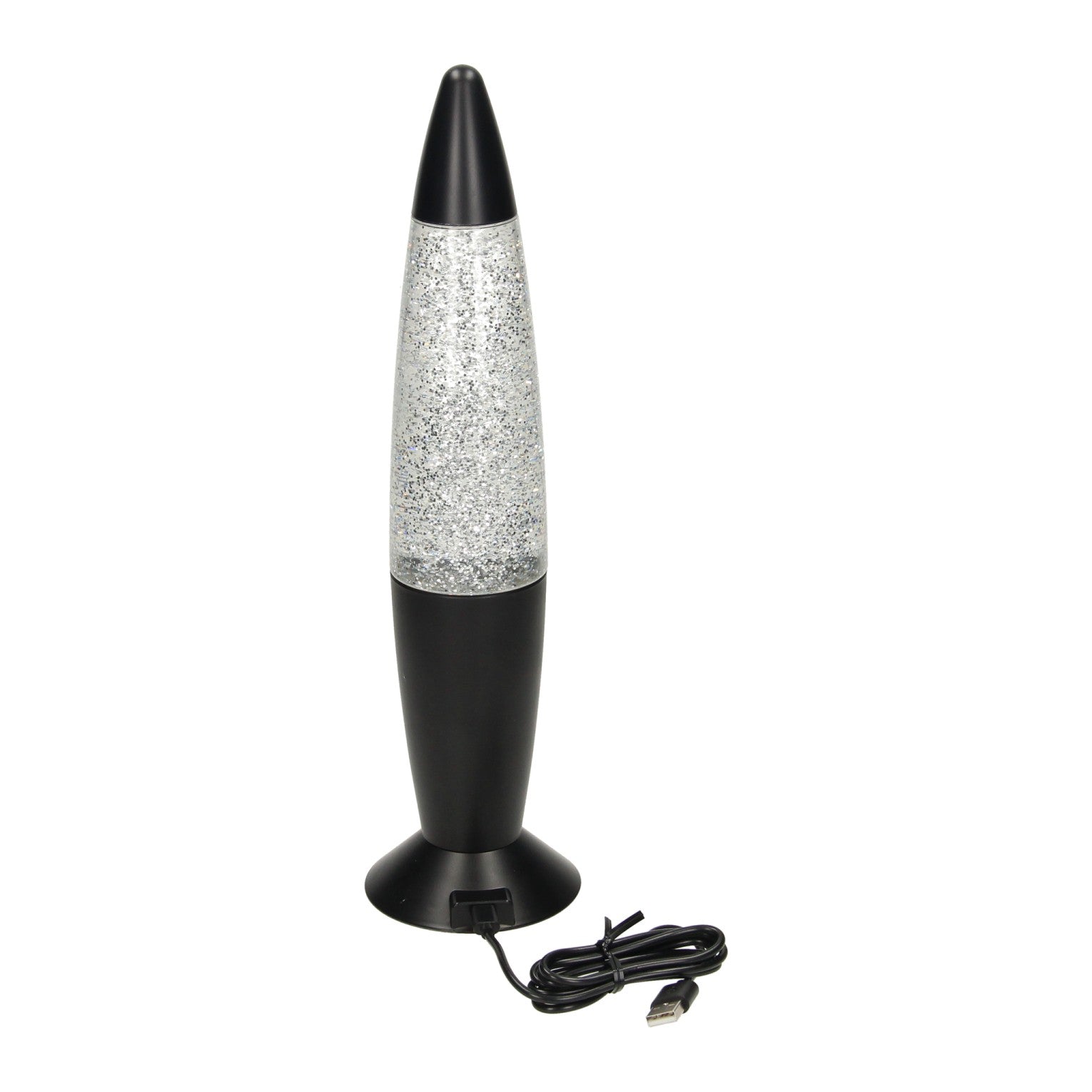 Glitter ledlamp kleurveranderend, 34cm