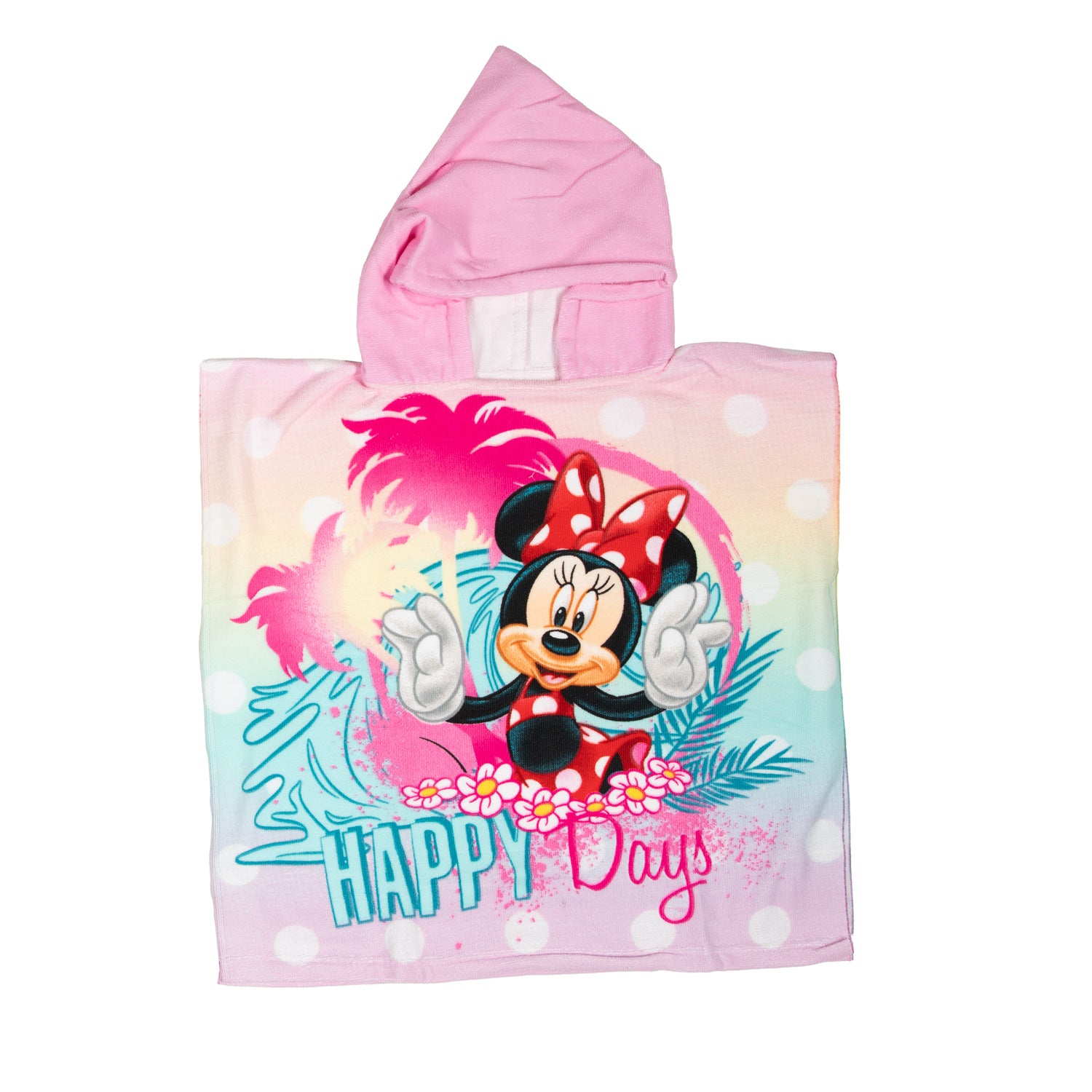 Disney handdoek poncho minnie mouse 55x110cm