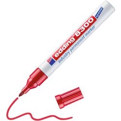 Permanente marker edding 8300 rood 1,5 - 3 mm