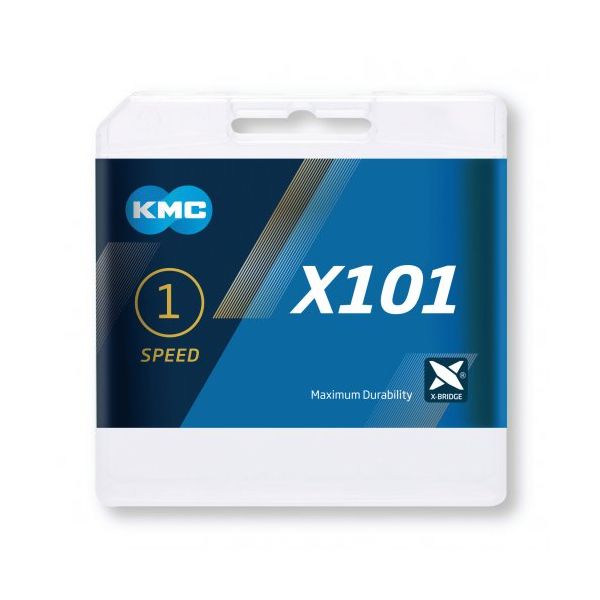 Chaîne KMC 1 2-1 8 112 X101 or, piste BMX fixe