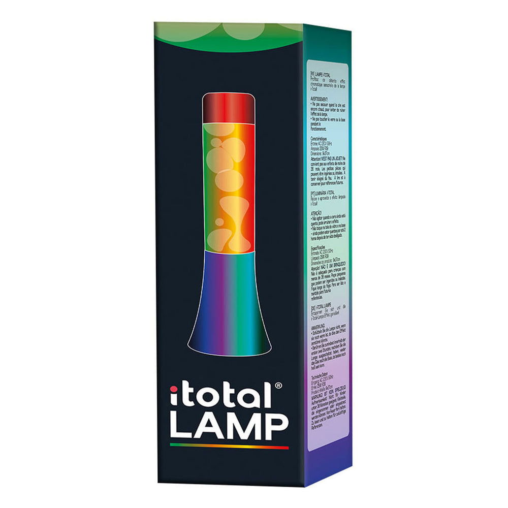 Lavalamp Regenboog, 30cm