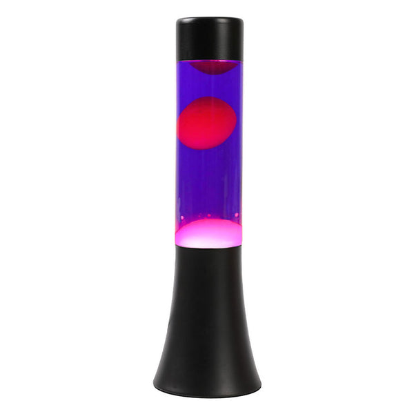 Itotal lavalamp black purple pink, 30cm