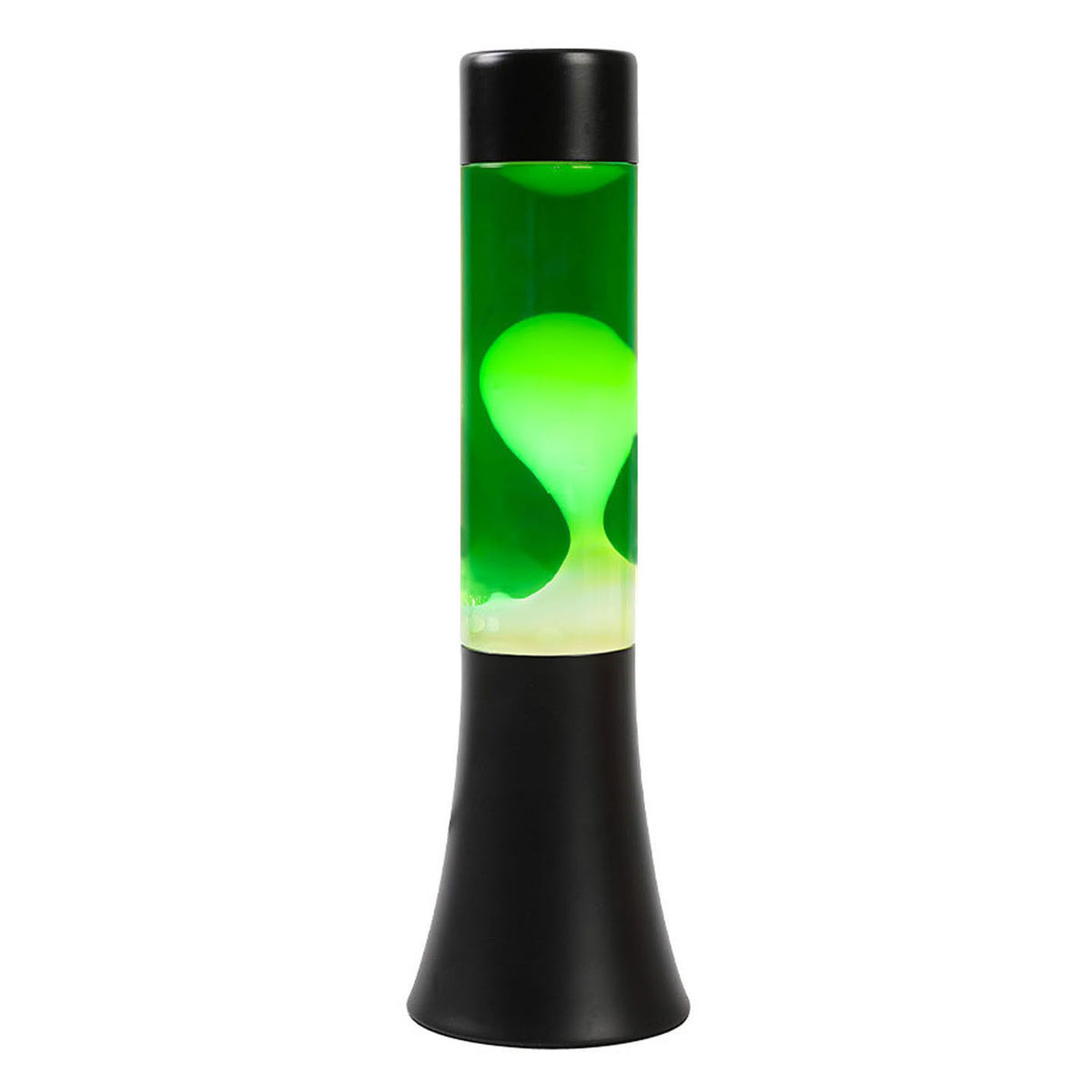 Itotal lavalamp zwart groen wit, 30cm