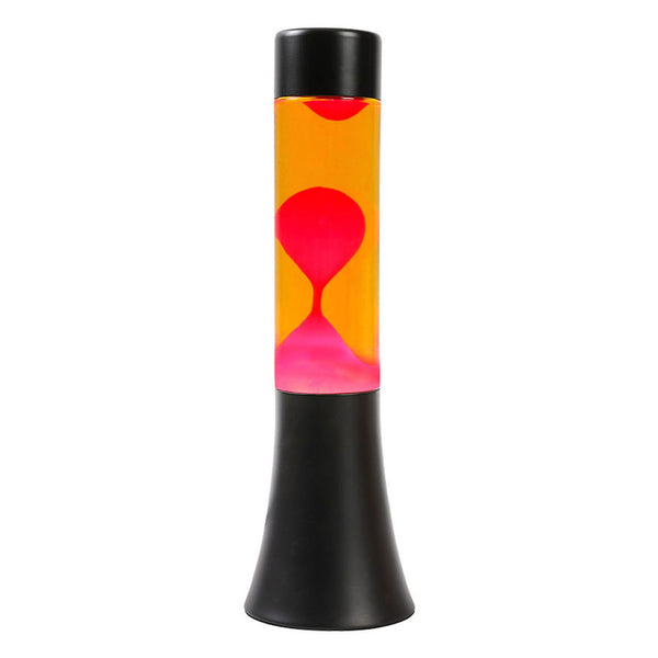 Itotal lava lamp black orange red, 30cm