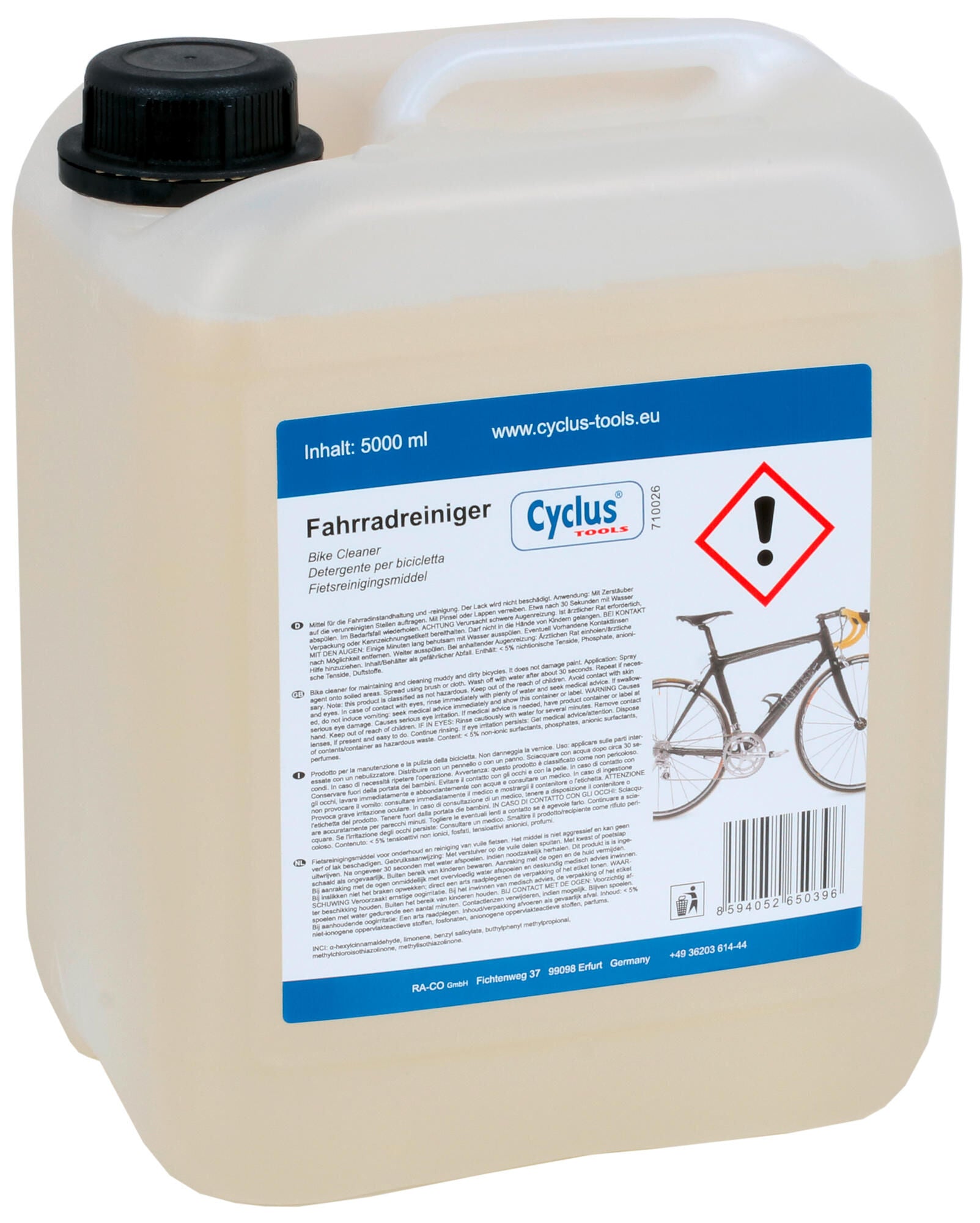 Cycplus Fietsreiniger 5 liter Jerrycan Cyclus 710026