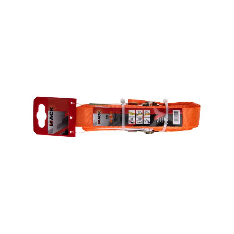 Mack 1023387 - spangordel polyester, ratelspanner 25mm-6m max500kg | 3 stuks
