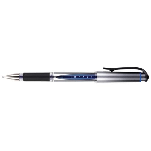 Imp gelpen mitsubishi uni-ball act 1535 comfortabele grip medium 0,6mm blauw dop
