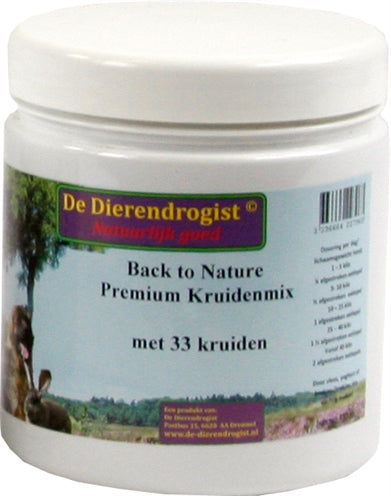 Pet Chemist Back to Nature premium herbal blend with 33 herbs