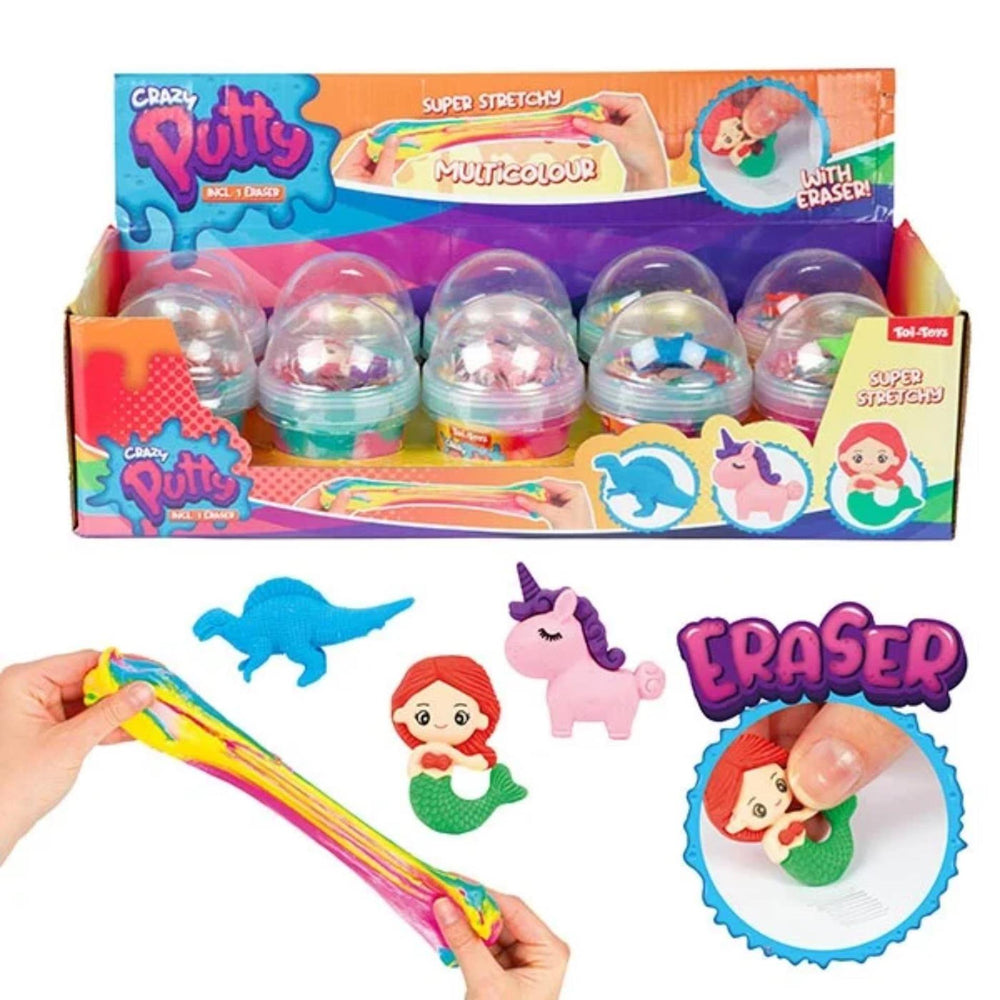 Toi-toys gekke putty regenboog met kauwgom