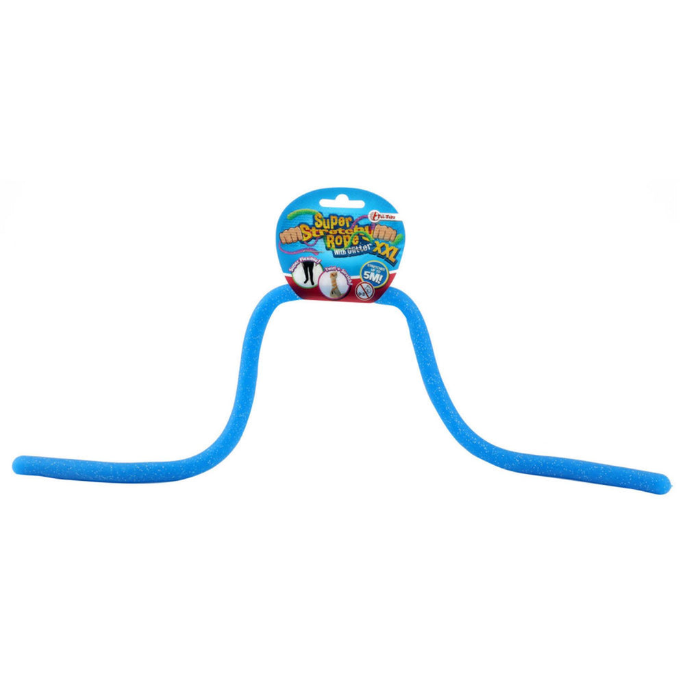 Toi-toys super rekbaar touw met glitters, 50cm