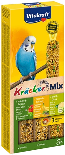 Vitakraft Parkietkracker vijgen banaan-sesam kiwi