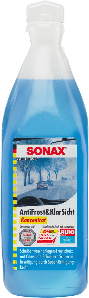Sonax ruitensproeiervloeistof antivries - 250ml