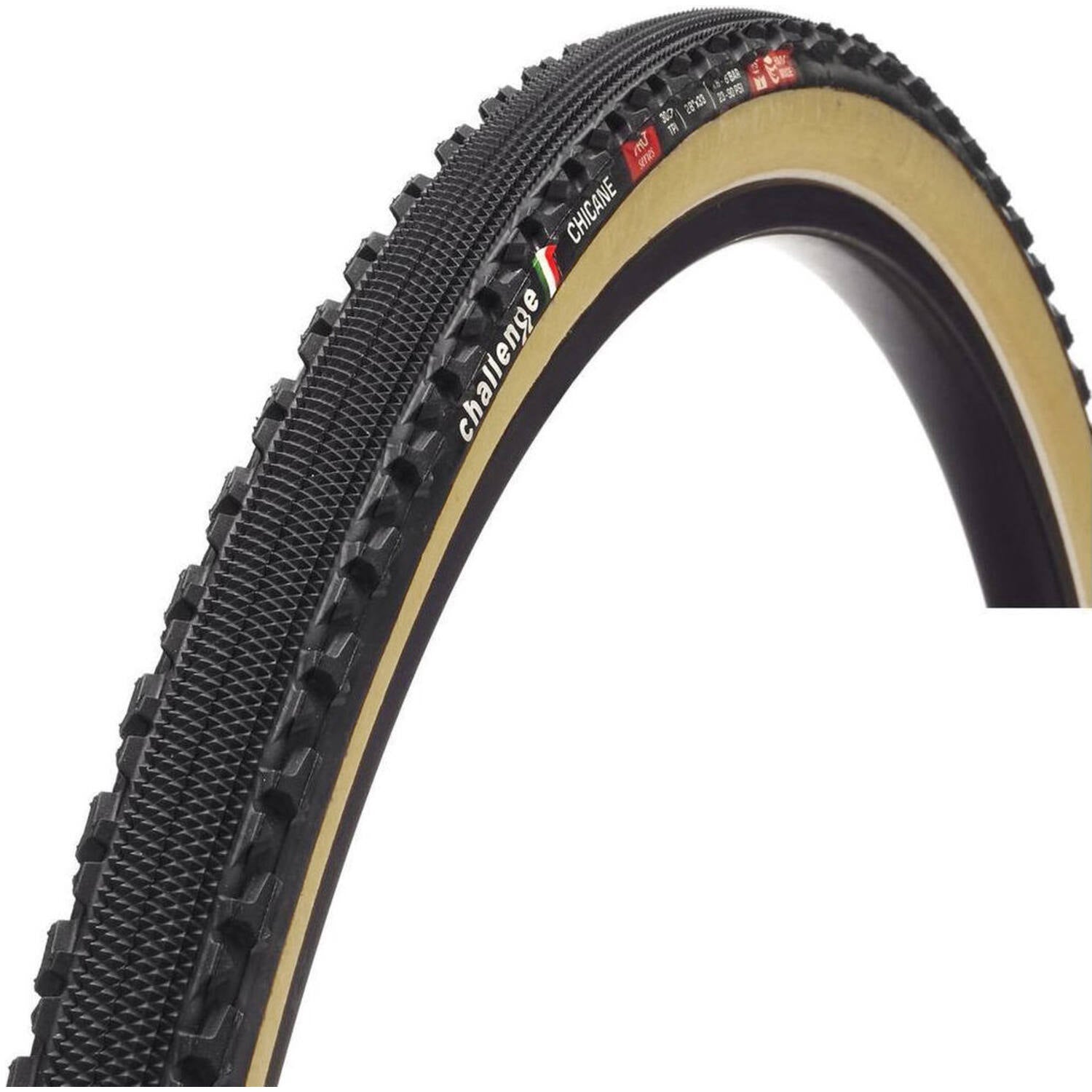 Challenge - chicane pro ot tlr 700x33c zwart bruin