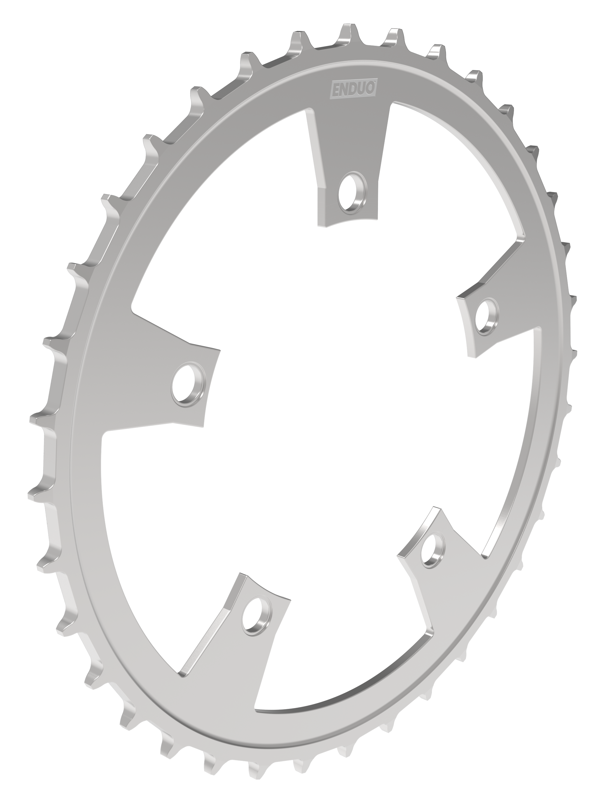 Kettingblad 72T Enduo Cargo 5-B 130-BCD Cl-46.7mm - zilver