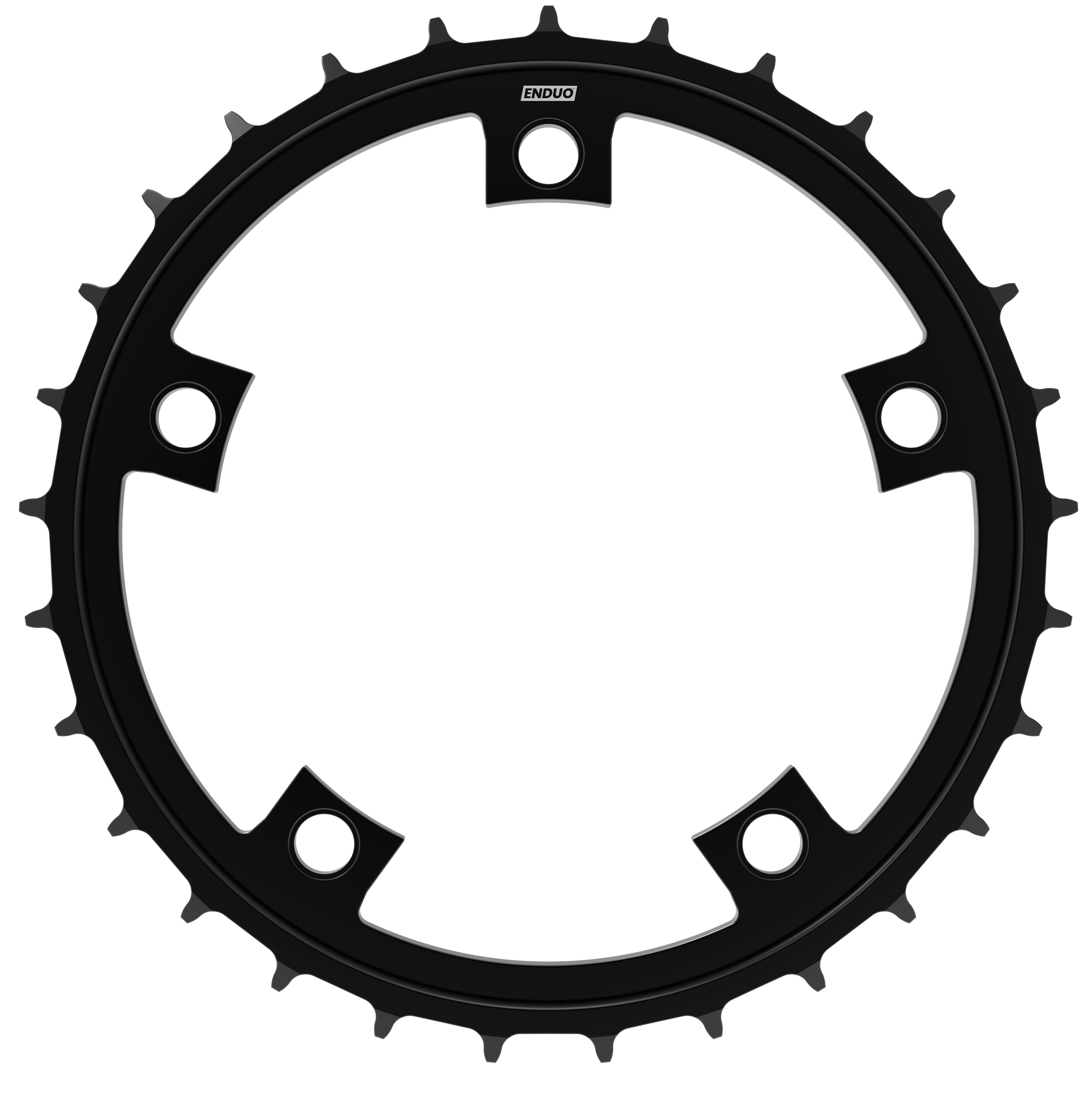 Kettingblad 58T Enduo Cargo 5-B 130-BCD Cl-46.7mm - zwart