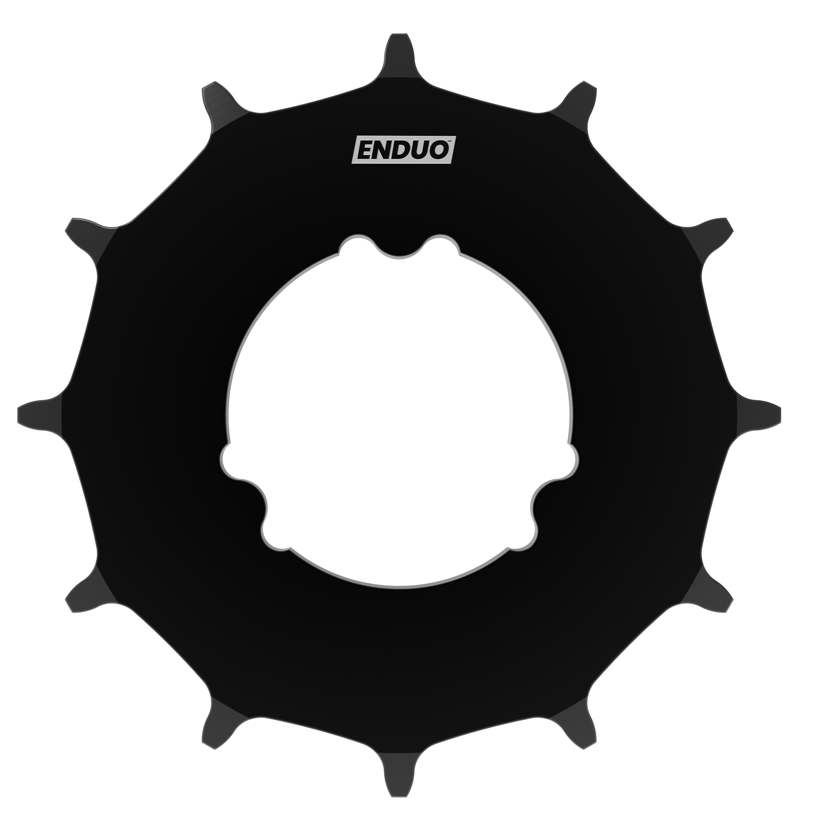Enduo tandwiel 24t cargo nexus alfine - zwart