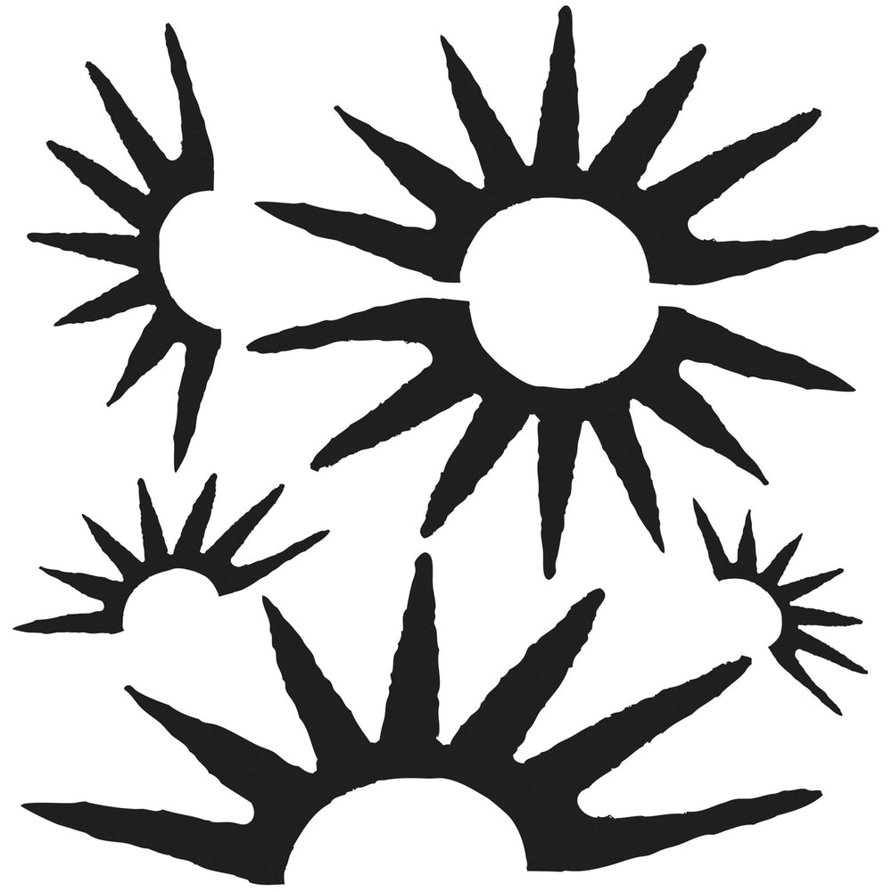 The crafter's workshop • template 30x30cm sunray