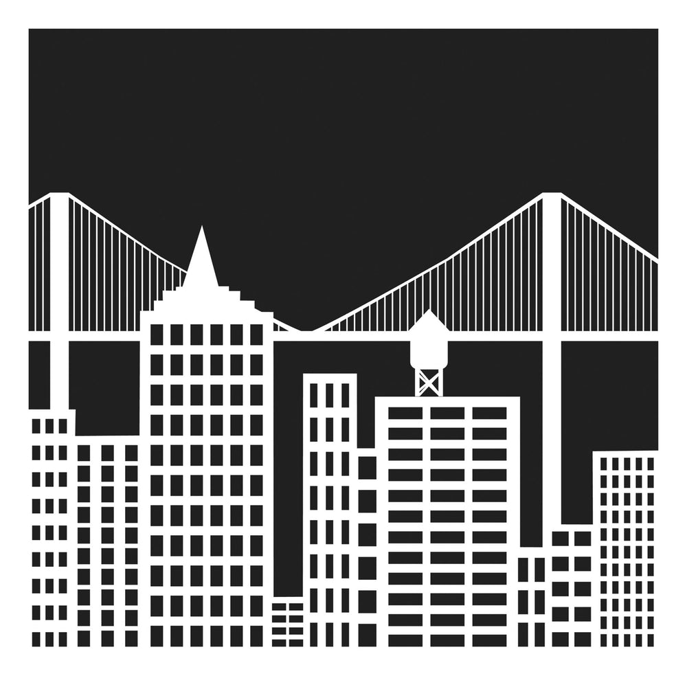 The crafter's workshop • template 15x15cm cityscape