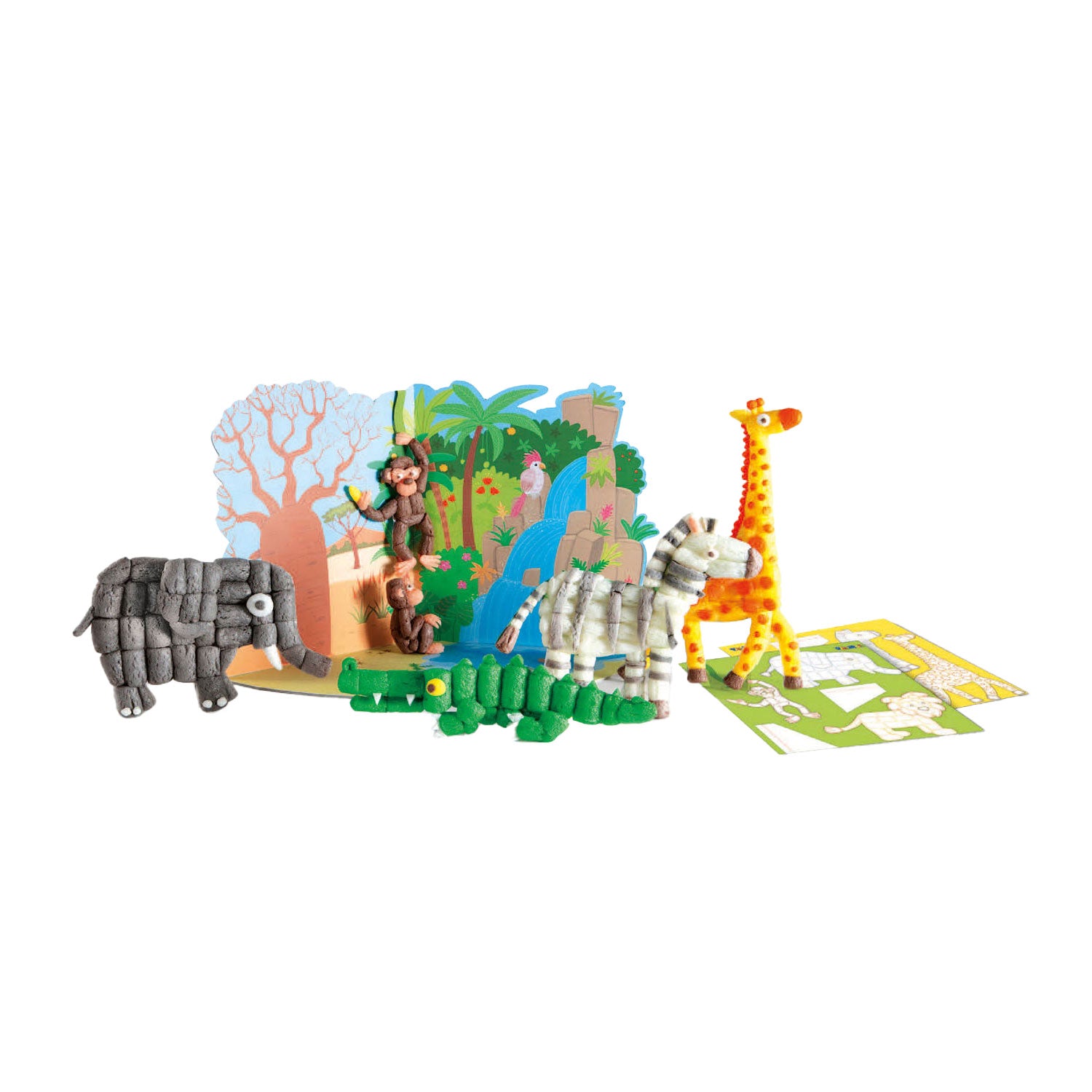 Speelmais wereldjungle (> 1000 stukjes)