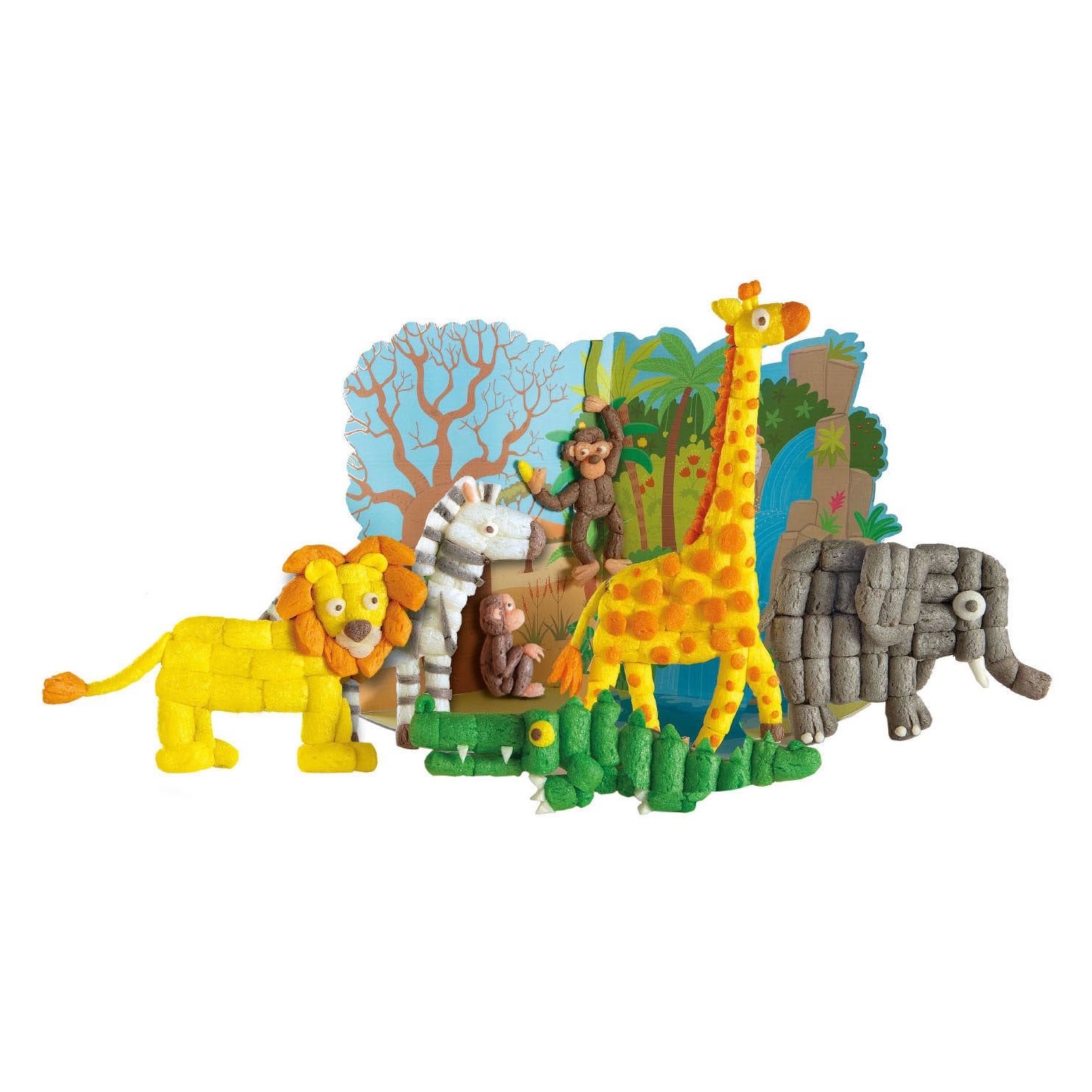 Speelmais wereldjungle (> 1000 stukjes)