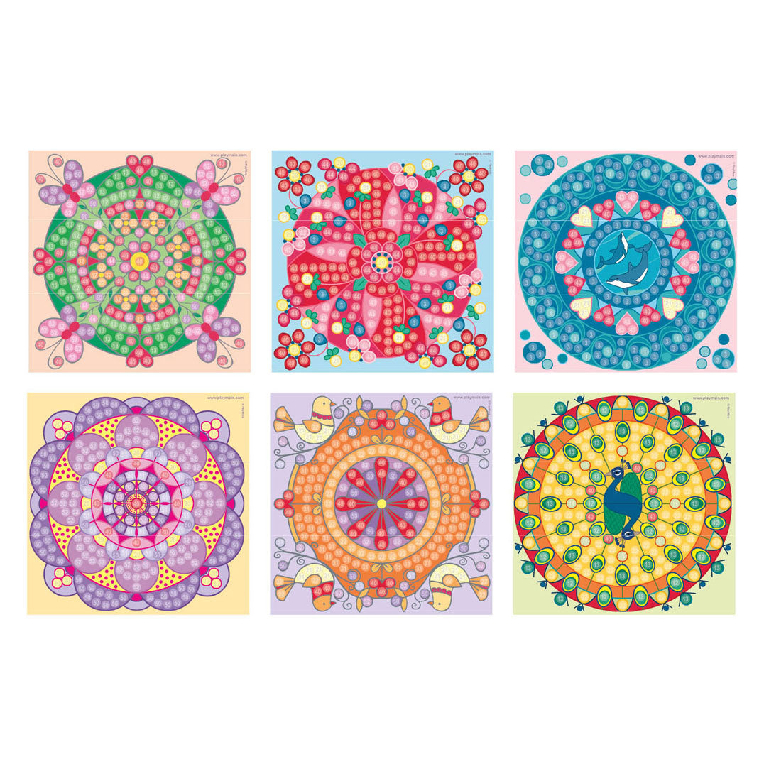 PlayMais Trendy Mozaïek Mandala's (>3.000 Stukjes)