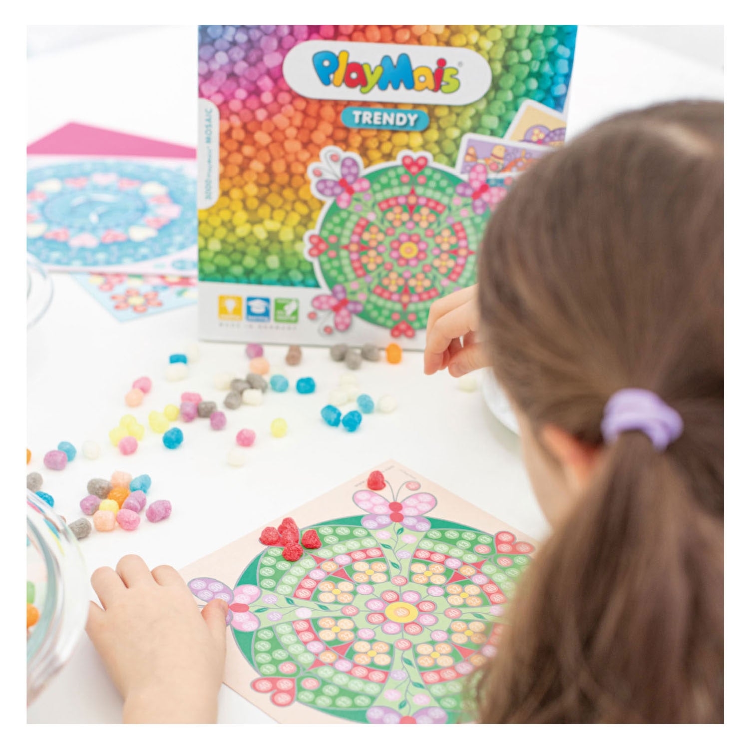PlayMais Trendy Mozaïek Mandala's (>3.000 Stukjes)