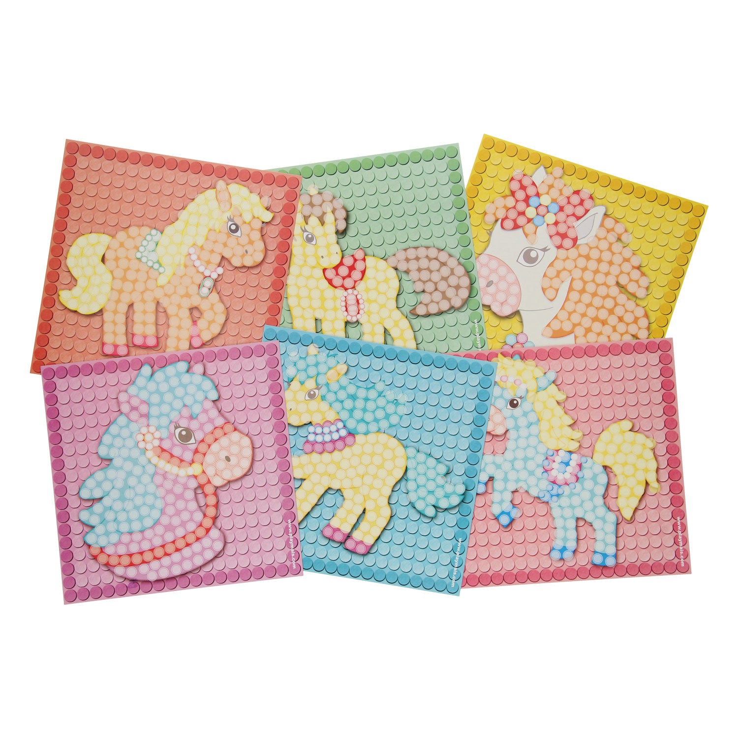 PlayMais Mozaïek Kaarten Versieren Dream Pony