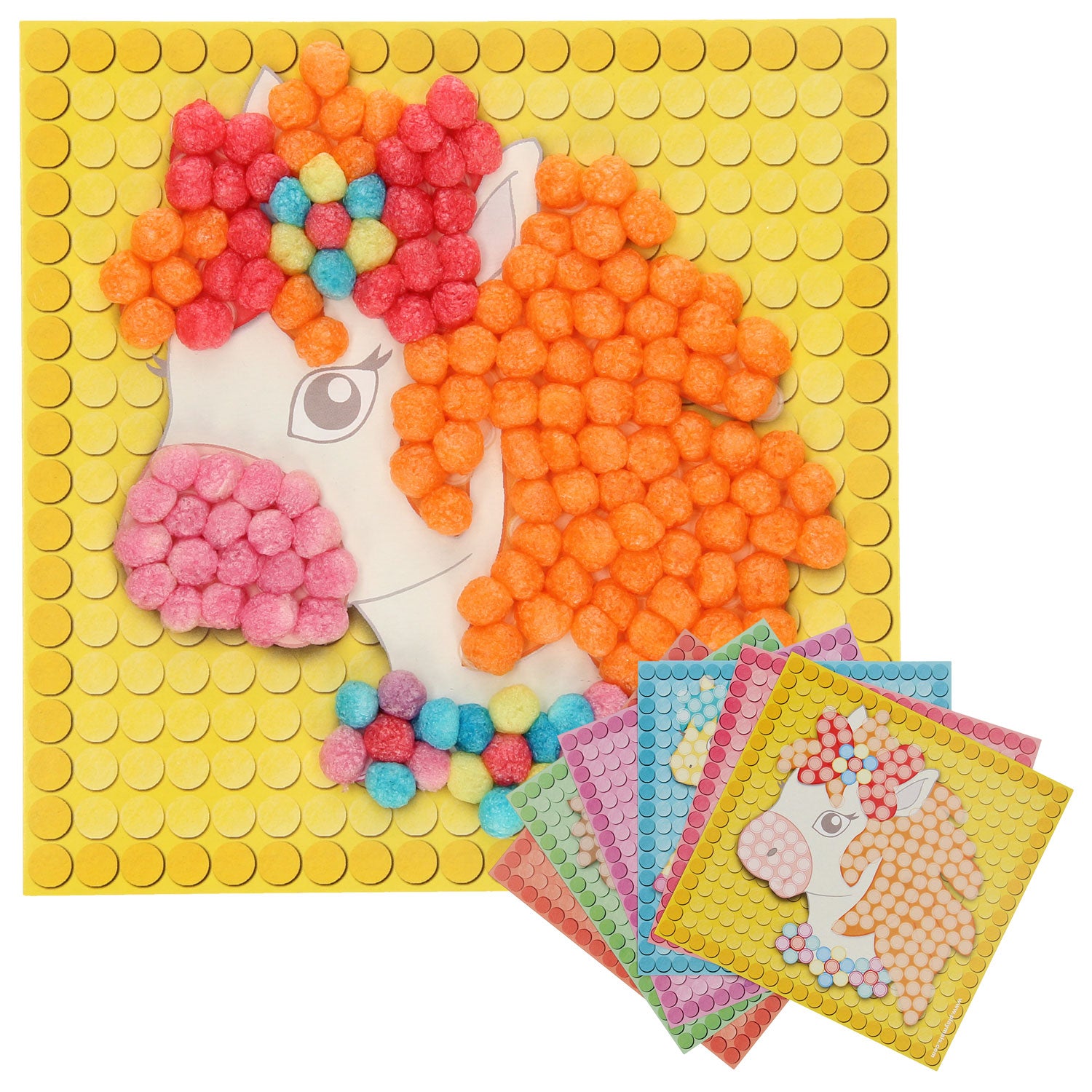 PlayMais Mozaïek Kaarten Versieren Dream Pony