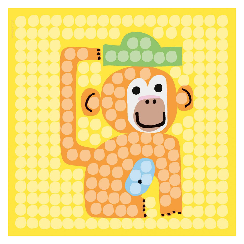 Playmais mosaic kaarten versieren zoo