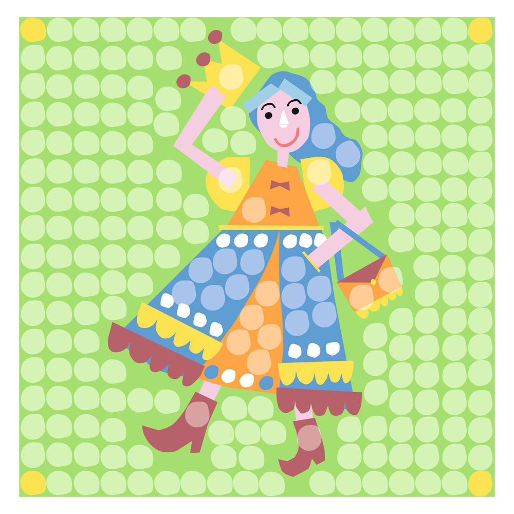Playmais mosaic kaarten versieren prinses