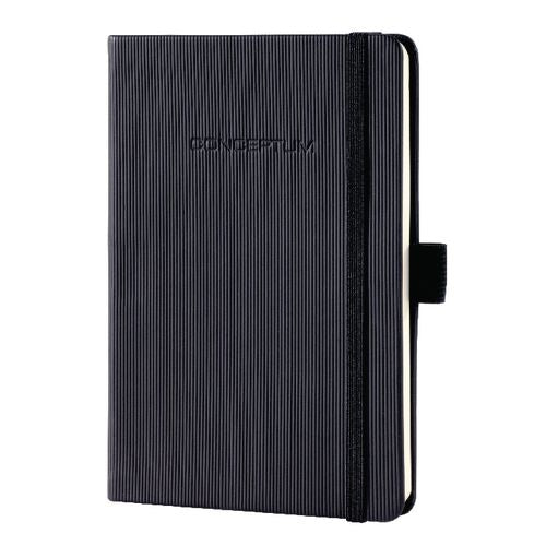 Sigel notitieboek chamois papier 80g m2 10,5x14,8cm ruit 5x5mm geribbeld 194blz