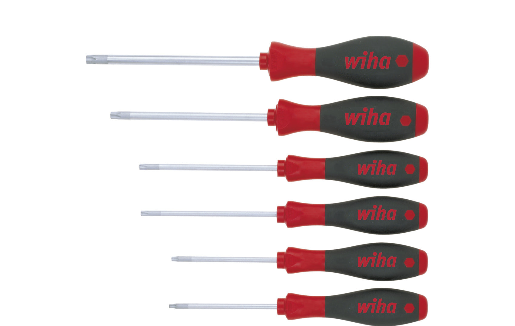 Wiha schroevendraaierset softfinish (7155) (zwart rood)