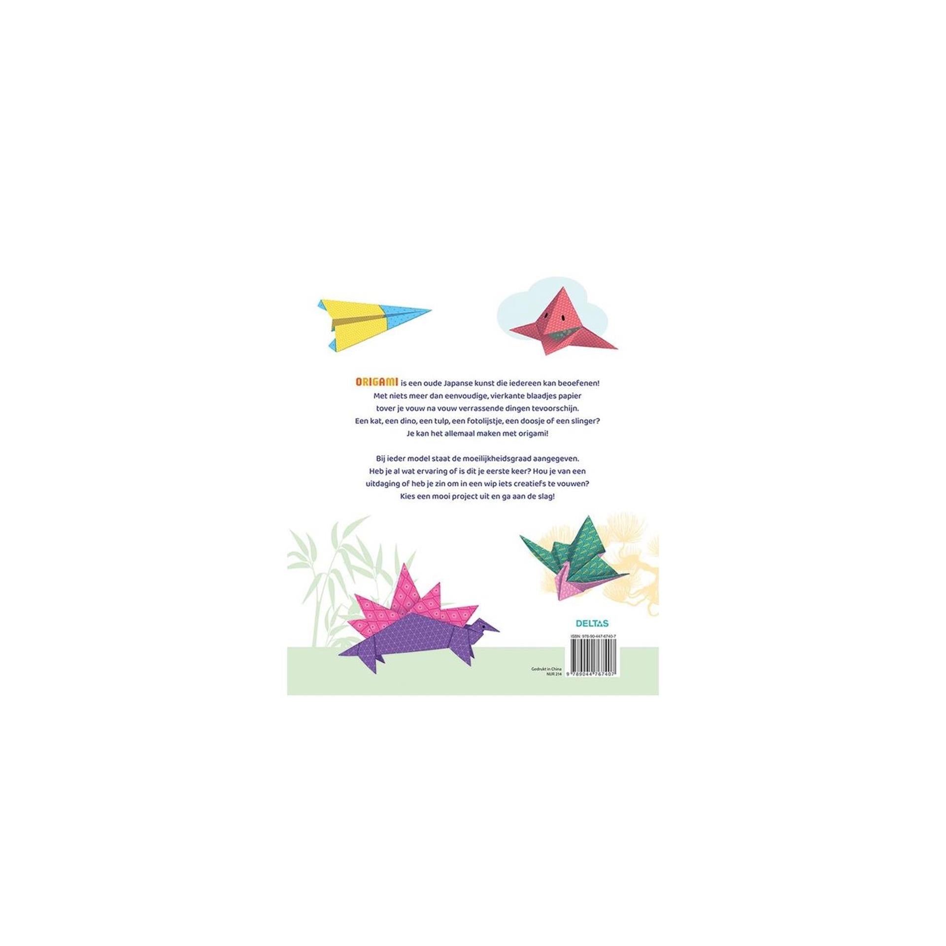 Deltas stap voor stap origami