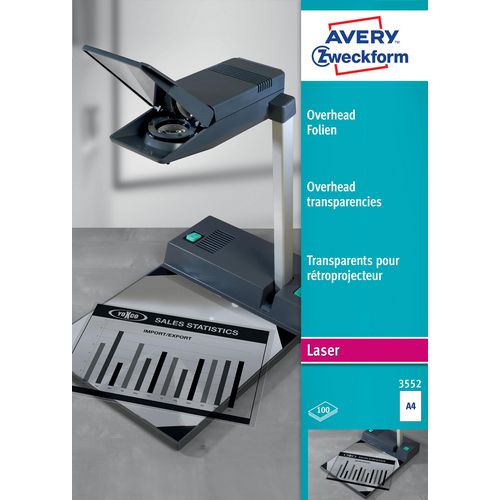 Inkjet film avery zweckform 3552 a4 polyester