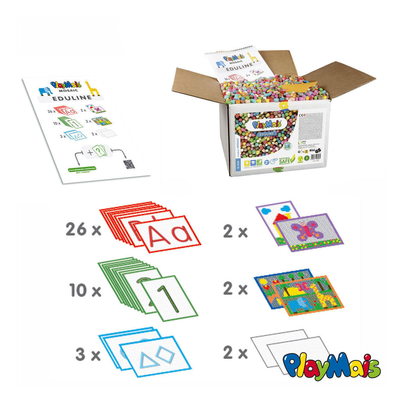 PlayMais Eduline Mozaïek (>12.000 Stukjes)