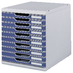 Modulo a4 10 gesloten laden lgrijs blauw