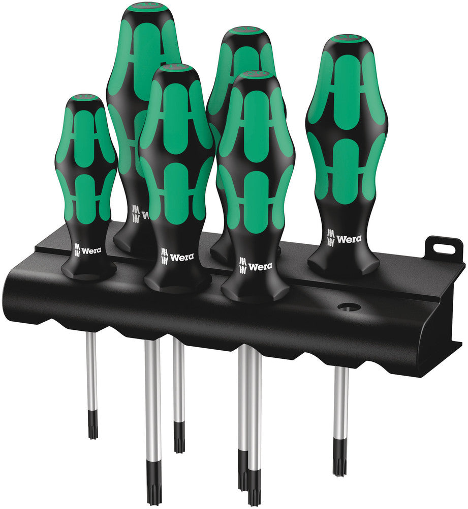 Wera 367 6 schroevendraaierset kraftform plus (zwart groen, 6-delig)