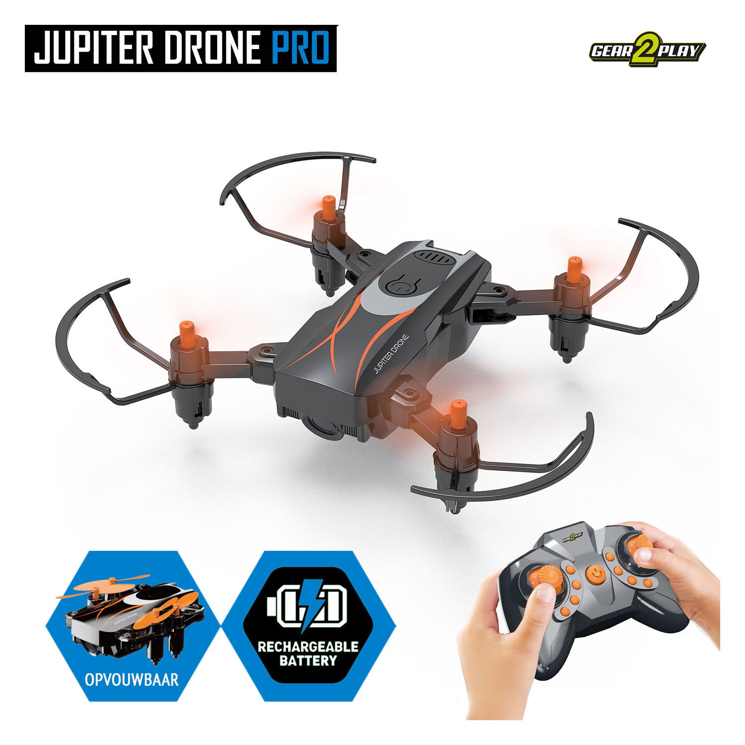 Gear2play radiografisch bestuurbare jupiter drone pro