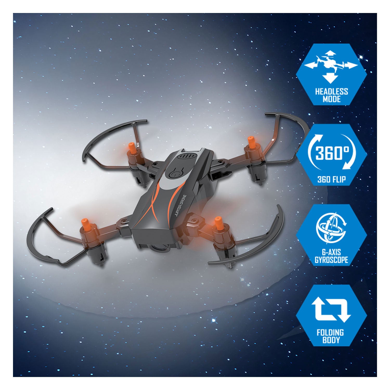 Gear2play radiografisch bestuurbare jupiter drone pro